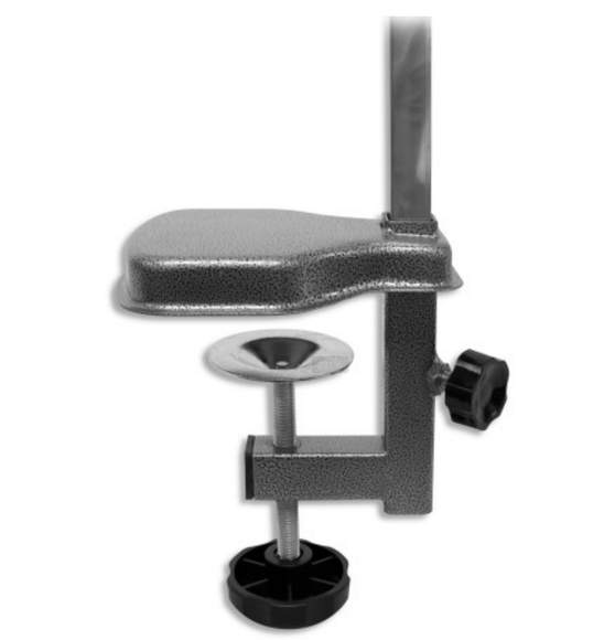 Blovi Solid Double-Sided Grooming Arm – Adjustable Steel Support, Fits 110–125cm Tables