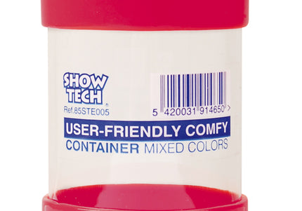 Show Tech Comfy Container 10x5cm – Practical Storage Box for Erasers and Accessories, Fuchsia