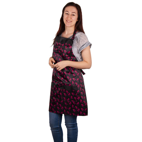 Tikima Waterproof Poodle Grooming Apron – Durable Water-Resistant Design with Fun Poodle Print