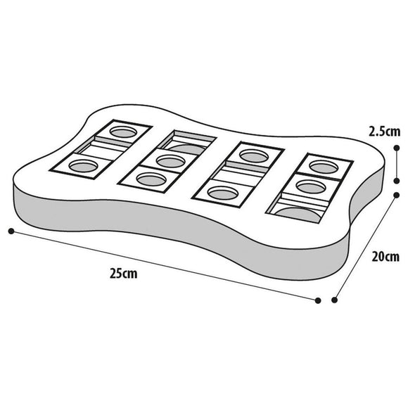 Flamingo Braintrain Edison Interactive Toy – Engaging Educational Puzzle for Puppies and Small Breeds