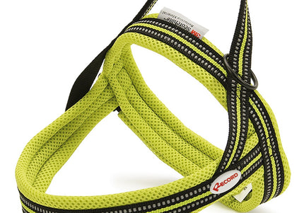 Record Action Dolomiti Harness Lime – Comfortable Scandinavian-Style Adjustable Dog Harness, XL Size