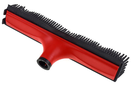 V7 Rubber Grooming Broom – Telescopic Pole, Innovative Red Design, Efficient Hair Removal