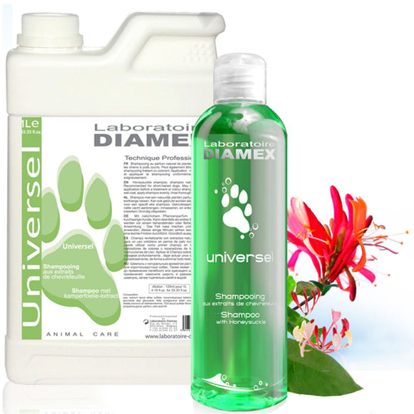 Diamex Universal Shampoo with Honeysuckle Extracts – Gentle Cleansing Formula, 250ml Bottle
