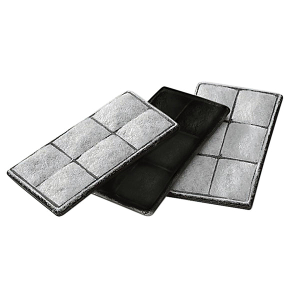 PetSafe Drinkwell Premium Charcoal Filters – Replacement Carbon Pack, Compatible with Mini, Original, Platinum Fountains, 3 Pieces