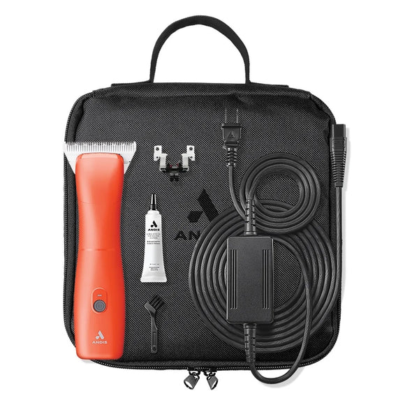 Andis eMERGE Professional Single-Speed Clipper – Built-In Battery, Wide CeramicEdge Blade 0.5mm