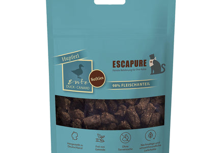 Escapure Hupferl Softies Duck Cat Treats – Meaty, Soft Texture, 80g Pack