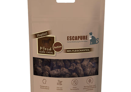 Escapure Hupferl Softies Horse Meat Cat Treats – Meaty, Soft Texture, 80g Pack