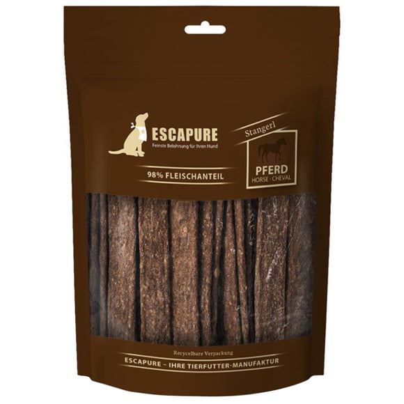 Escapure Stangerl Pferd Meaty Horse Strips – Natural Grain-Free Dog Treats, 150g