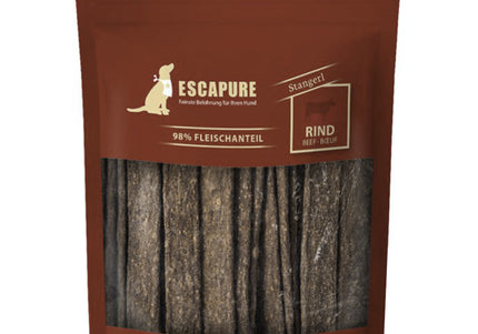 Escapure Stangerl Rind Natural Meaty Beef Strips – Grain-Free Dog Treats, 150g
