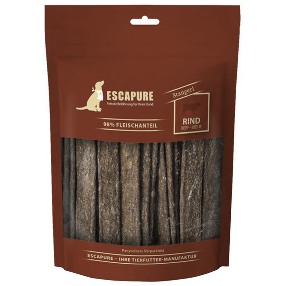 Escapure Stangerl Rind Natural Meaty Beef Strips – Grain-Free Dog Treats, 150g