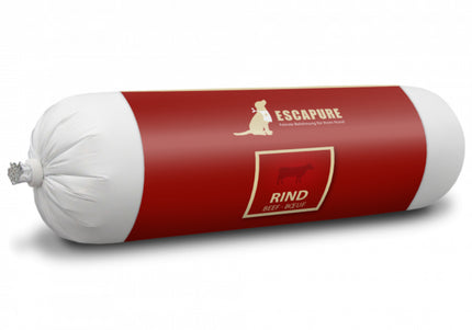 Escapure Rind Wurst Wet Dog Food – Beef Meat Bar, 800g, Premium Protein Source