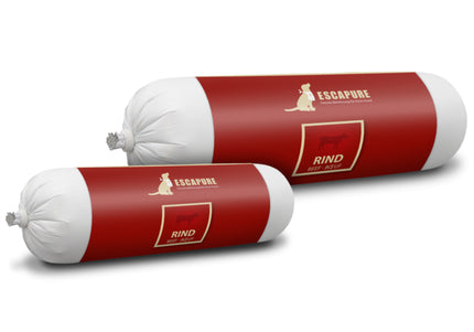 Escapure Rind Wurst Wet Dog Food – Beef Meat Bars, 6 x 800g, Premium Protein Source