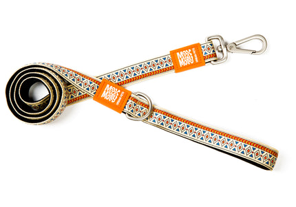 Max&Molly Short Leash Ethnic – Colorful 120cm City Leash with Ethnic Pattern, Medium