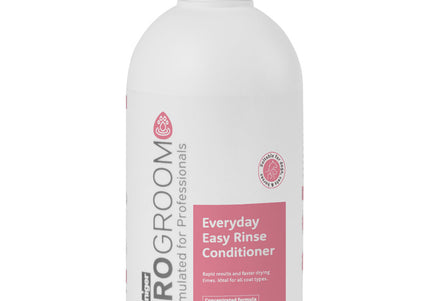 ProGroom Everyday Easy Rinse Conditioner 500ml – Moisturizing 1:15 Concentrate, Gentle Frequent Use Formula