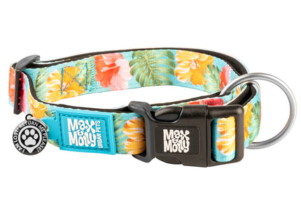 Max&Molly GOTCHA! Smart ID Exotique Collar – Medium, Durable Nylon with Integrated Smart Tag