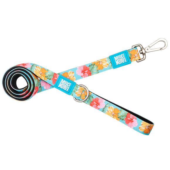 Max&Molly Short Leash Exotique – Colorful Floral City Leash, 120cm, Medium Size
