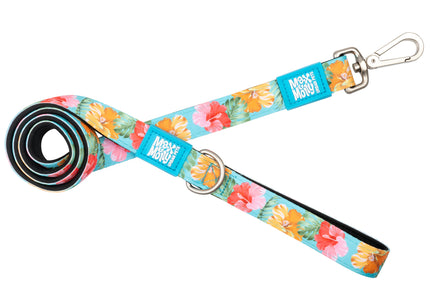 Max&Molly Short Leash Exotique – Colorful Floral City Leash, 120cm, Medium Size