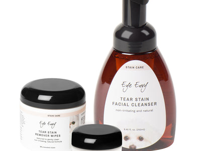 Eye Envy 3-Step Tear Stain Remover Kit – Complete Cosmetic Solution, Gentle Formula for Stain Removal