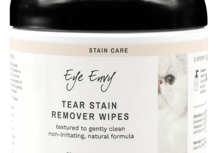 Eye Envy Tear Stain Remover Wipes – Gentle Cleansing Pads, 60 Pack, Fast-Acting Formula