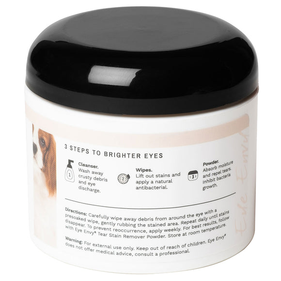 Eye Envy Tear Stain Remover Wipes – Gentle Cleansing Pads, 60 Pack, Fast-Acting Formula