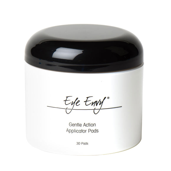Eye Envy Applicator Pads Jar – Gentle Dust-Free Cleansing Pads, 30 Pack