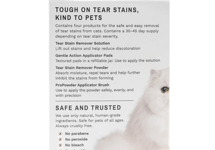Eye Envy Cat Tear Stain Remover Starter Kit – Small Brush, Complete Cosmetic Set