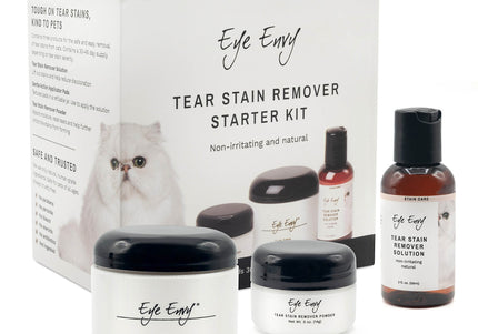 Eye Envy Cat Starter Kit – Complete Stain Removal Cosmetic Set, Gentle Cleansing Formula