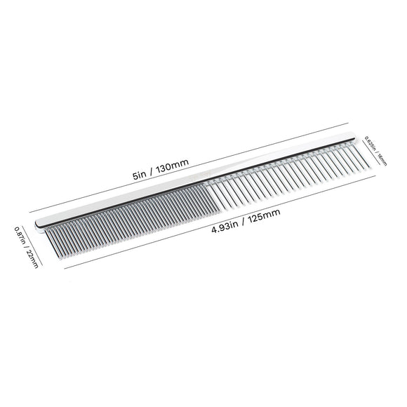 Eye Envy Face Comb – Mixed Needle Gauge Grooming Tool, Precise Detangling for Small Areas