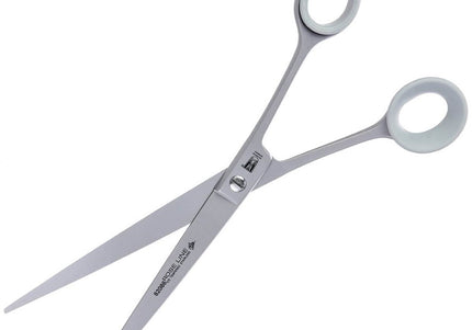 Witte Rose Line 8.5 Inch Curved Grooming Scissors – Micro-Sanded Precision Blades, Ergonomic Design