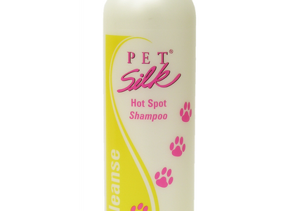 Pet Silk Hot Spot Shampoo 473ml – Concentrated Therapeutic Formula, Soothes Sensitive Skin