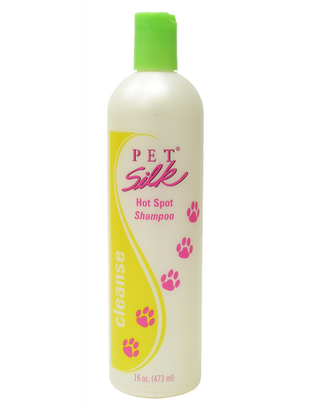 Pet Silk Hot Spot Shampoo 473ml – Concentrated Therapeutic Formula, Soothes Sensitive Skin