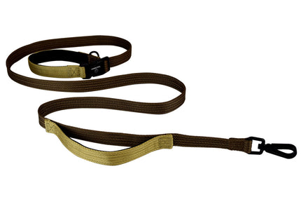 Hamilton Go Boldly Get Out & GO Nylon Leash – Adjustable 120-180cm, 25mm, Brown, Durable Design