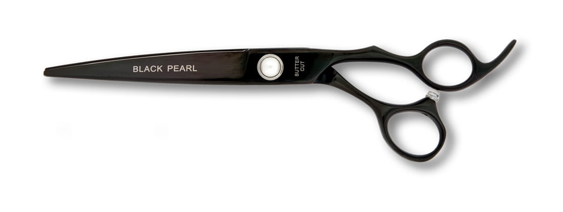 Geib Black Pearl 7.5 Inch Curved Scissors – Precision Grooming Tool with Ergonomic Handle