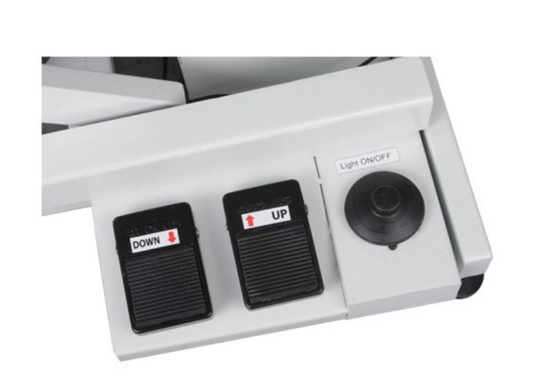 Blovi Luminous Grooming Table 120x65cm – Electric Lift, LED Glass Top, Professional Design