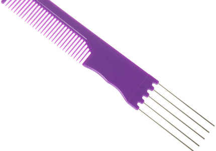 Madan Dual Action Grooming Comb 20cm – Black, Plastic, Backcombing and Styling Tool