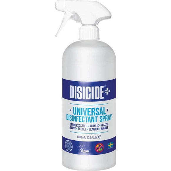 Disicide Plus+ Universal Disinfectant Spray 1L – Fast-Acting Surface Cleaner and Odor Eliminator