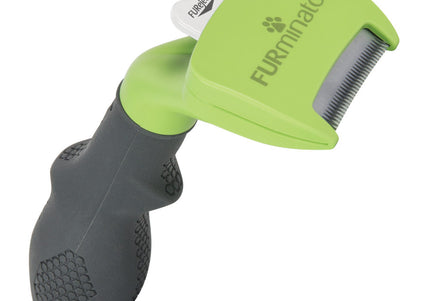FURminator Long Hair Deshedding Tool S – Stainless Edge, Ergonomic Handle, Small Size