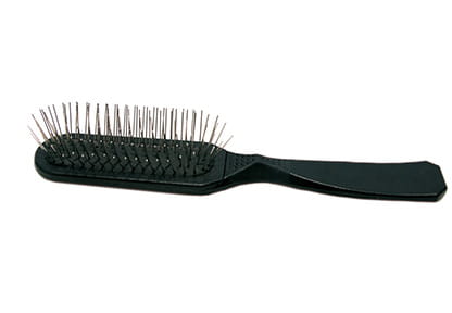 Show Tech Ultra-Pro Oblong Pin Brush – Medium-Hard Pins, Ergonomic Grooming Design
