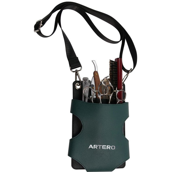 Artero Royal Tool Case – Dark Green Holster for Scissors and Grooming Tools, Durable Design