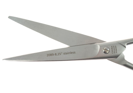 Gotta Solingen 8.25in Curved Grooming Scissors – Wide Blade, Micro-Bevel Edge