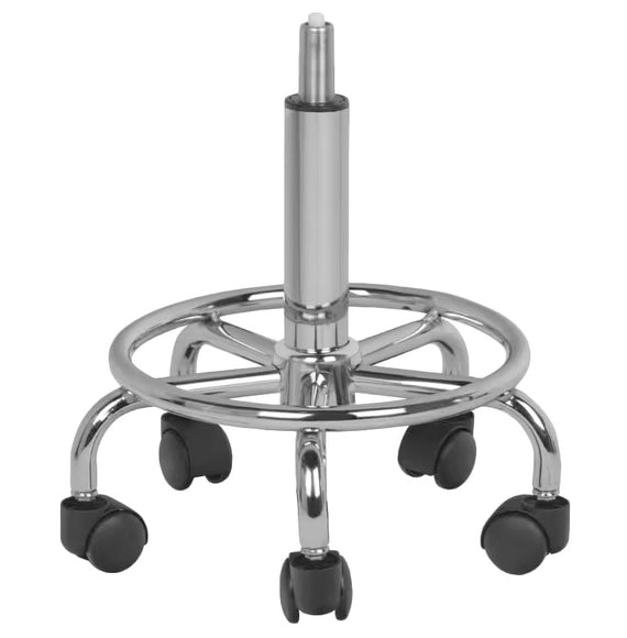 Activ 6001 White Grooming Stool – Ergonomic Contoured Seat and Backrest, Comfortable Design