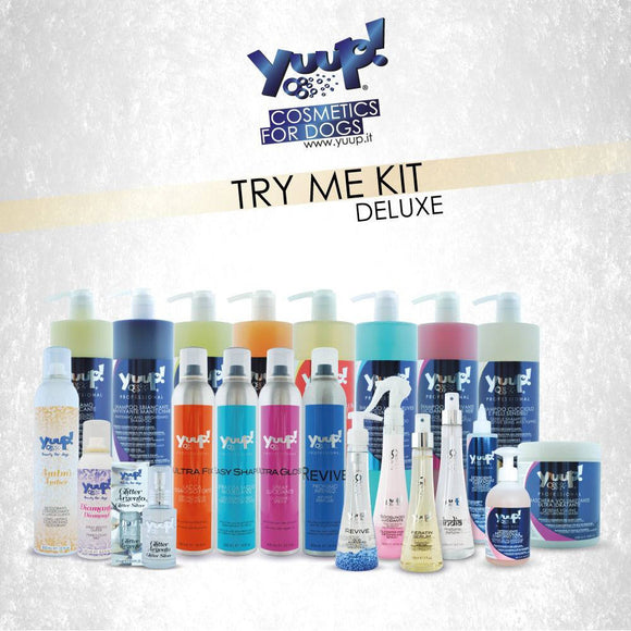 Yuup! Try Me Kit Deluxe – Extended Grooming Set with Shampoos, Conditioner, and Spray
