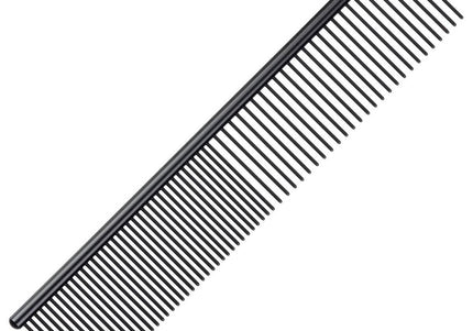 Groom Professional Antistatic Grooming Comb 20cm – Mixed Tooth Spacing, Smooth Detangling