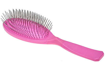 Madan Large Pin Brush – Ergonomic Handle, 22mm Soft Metal Pins, Sky Blue, Professional Quality