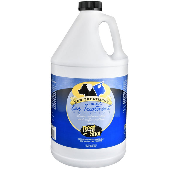 Best Shot M.E.D. Herbal Ear Cleaner 3.8L – Antifungal, Anti-Inflammatory Formula with Natural Extracts