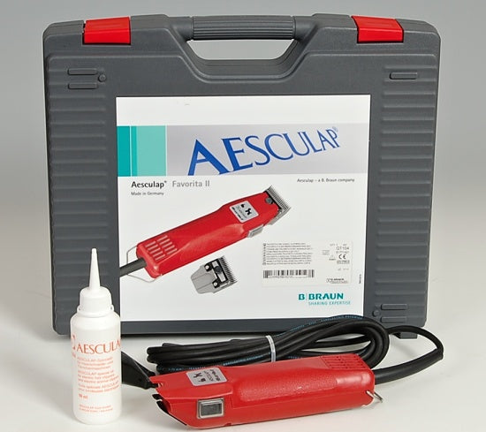 Aesculap Favorita II Professional Corded Clipper – 1 Speed, Blade Not Included, Durable Design