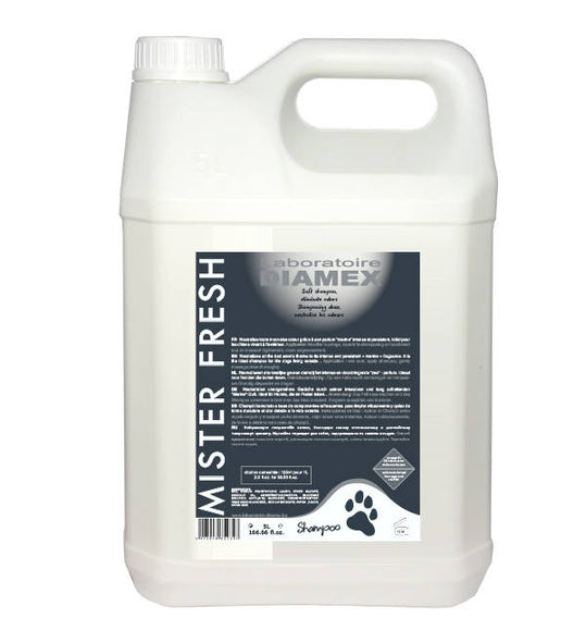 Diamex Mister Fresh Odor-Eliminating Shampoo Concentrate 1:8, 5L – Long-Lasting Freshness Formula