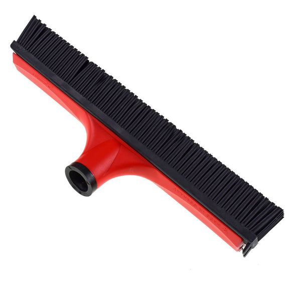 V7 Rubber Grooming Broom – Telescopic Pole, Innovative Red Design, Efficient Hair Removal