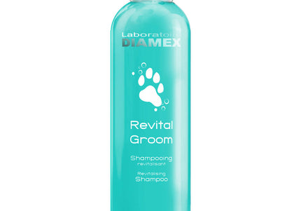 Diamex Revital Groom Rebuilding Shampoo Concentrate 1:8 – Restores Damaged Hair, 250ml
