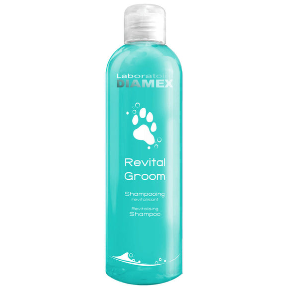 Diamex Revital Groom Rebuilding Shampoo Concentrate 1:8 – Restores Damaged Hair, 250ml